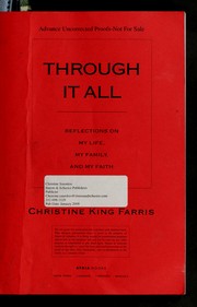 Cover of: Through it all: reflections on my life, my family, and my faith