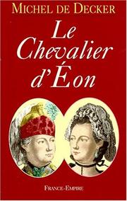 Cover of: Le chevalier d'Eon