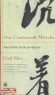 Cover of: One continuous mistake by Gail Sher