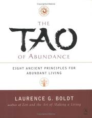 Cover of: The Tao of Abundance: Eight Ancient Principles for Living Abundantly in the 21st Century (Arkana)