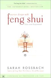 Cover of: Interior design with feng shui by Sarah Rossbach