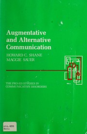 Cover of: Augmentative and alternative communication
