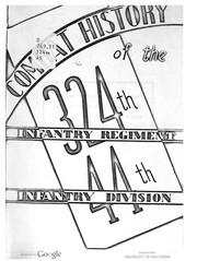 Combat history of the 324th Infantry Regiment, 44th Infantry Division by United States. Army. 324th Infantry.