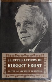 Cover of: Selected Letters of Robert Frost