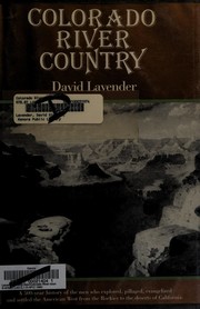 Cover of: Colorado River country