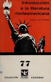Introducción a la literatura norteamericana by Jorge Luis Borges