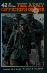 Cover of: The Army Officer's Guide