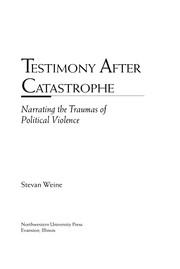Cover of: Testimony after catastrophe
