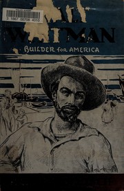 Cover of: Walt Whitman, builder for America