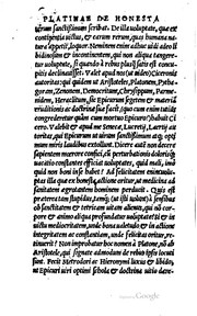 Cover of: B. Platinae Cremonensis, De honesta uoluptate, de ratione uictus, & modo uiuendi, de natura rerum & arte coquendi libri X ...