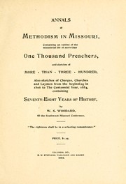 Cover of: Annals Of Methodism In Missouri