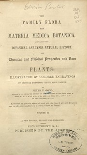 Cover of: The family flora and materia medica botanica