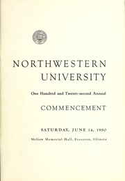 Cover of: Annual commencement