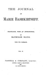 Cover of: Journal de Marie Bashkirtseff. by Marie Bashkirtseff