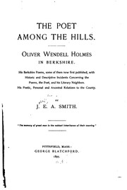Cover of: The poet among the hills. by Joseph Edward Adams Smith