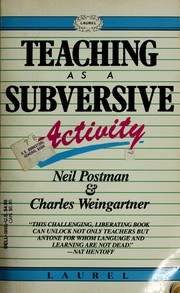 Cover of: Teaching as a Subversive Activity