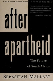 Cover of: After Apartheid: by Sebastian Mallaby