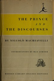 Cover of: The prince and the discourses