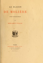 Cover of: La Blason de Molière by Benjamin Fillon