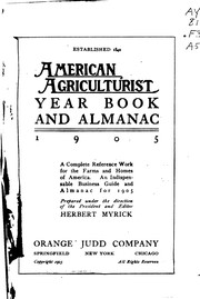 Cover of: American agriculturist year book and almanac by American Almanac Collection (Library of Congress)