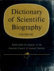 Cover of: Dictionary of scientific biography: Volume XII: Ibn Rushd - Jean-Servais Stas