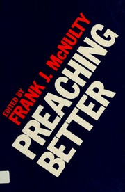 Cover of: Preaching better