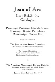 Cover of: Joan of Arc loan exhibition catalogue by New York (City) Joan of Arc loan exhibition.