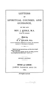 Cover of: Letters Of Spiritual Counsel And Guidance