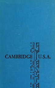 Cover of: Cambridge, U.S.A.: hub of a new world.
