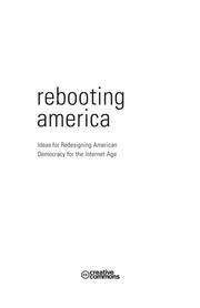 Cover of: Rebooting America by Allison H. Fine, Esther Dyson