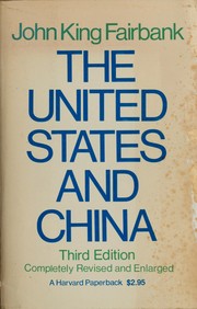 Cover of: The United States and China.