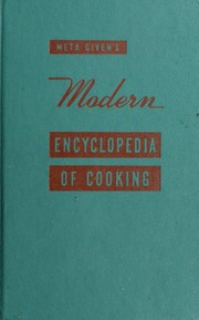 Modern encyclopedia of cooking by Meta Given