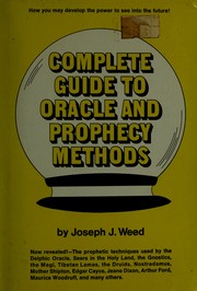 Cover of: Complete guide to oracle and prophecy methods