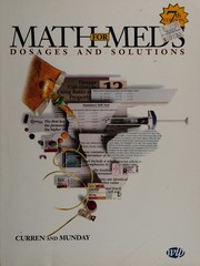 Cover of: Math for meds by Anna M. Curren