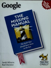 Cover of: Google: the missing manual