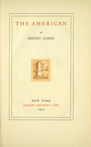 Cover of: The novels and tales of Henry James.
