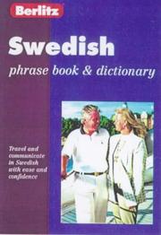 Swedish Phrase Book with Dictionary by Berlitz Publishing Company