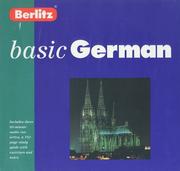 Cover of: Berlitz Basic German