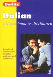 Cover of: Italian phrase book.
