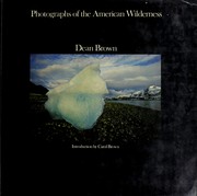 Cover of: Photographs of the American wilderness: [exhibition]