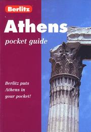 Cover of: Athens