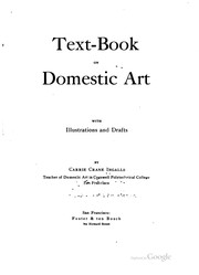 Cover of: Text-book on domestic art, with illustrations and drafts