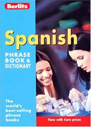 Cover of: Berlitz Spanish Phrase Book (Berlitz Phrase Book)