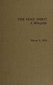 Cover of: The Holy Spirit: a bibliography