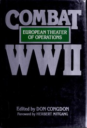 Cover of: Combat WW II, European theater of operations