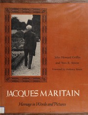Cover of: Jacques Maritain: homage in words and pictures