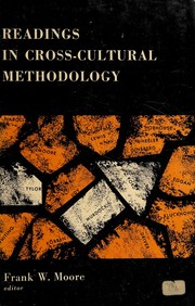 Cover of: Readings in cross-cultural methodology