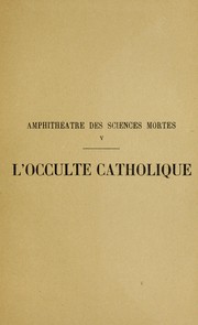 Cover of: L' occulte catholique.