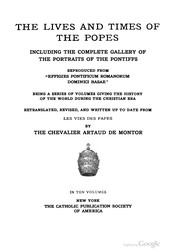 Cover of: The Lives and Times of the Popes: Volume 8: Pius VII -- Leo XII