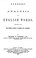 Cover of: Sanders' analysis of English words
